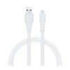 CABLE MICRO USB COLOR BLANCO 1.2M TRANSFERENCIA Y CARGA