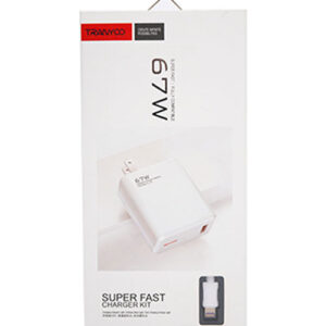 Cargador Tranyco Super Fast Charger Fit 67W Iphone US2